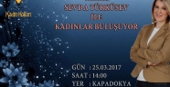YAZAR SEVDA TÜRKÜSEV YARIN NEVŞEHİRLİ KADINLARLA BULUŞUYOR