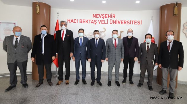 Türk Eğitim-Sen Genel Başkan Yardımcılarından Rektör Aktekin’e Ziyaret