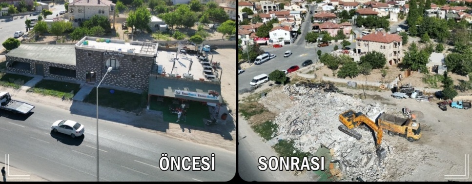 Kapadokya Alan Başkanlığı Kaçak Yapılaşmayla Mücadelesine Devam Ediyor