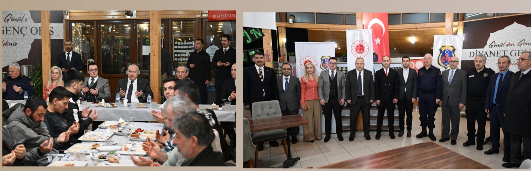Vali Fidan ve Protokol Üyeleri, Denetimli Serbestlik Tedbirleri Altındaki Yükümlüler ve Aileleri İçin Düzenlenen İftar Programına Katıldı