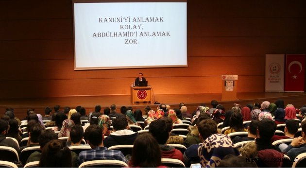 Üniversiteden "Sultan II. Abdülhamid'i Anma Programı"