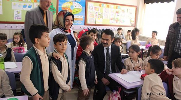 Vali Aktaş, Anaokul, İlkokul, ve Ortaokul İncelemelerine Devam Ediyor.