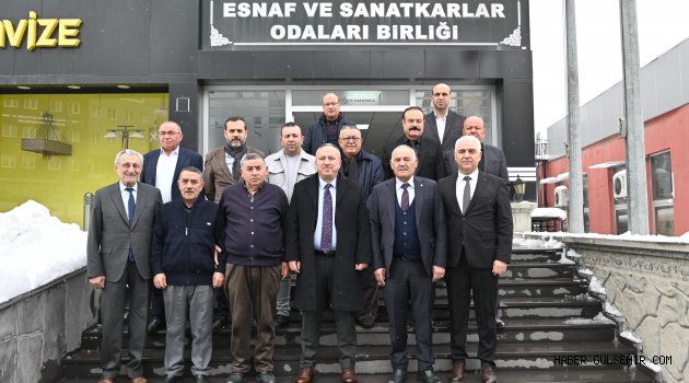 VALİ FİDAN, BİRLİK BAŞKANLIĞINI ZİYARET ETTİ