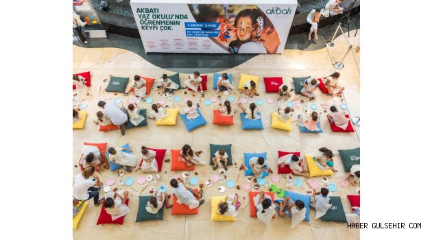 Yazın eğlencesi ‘Akbatı Yaz Okulu’nda